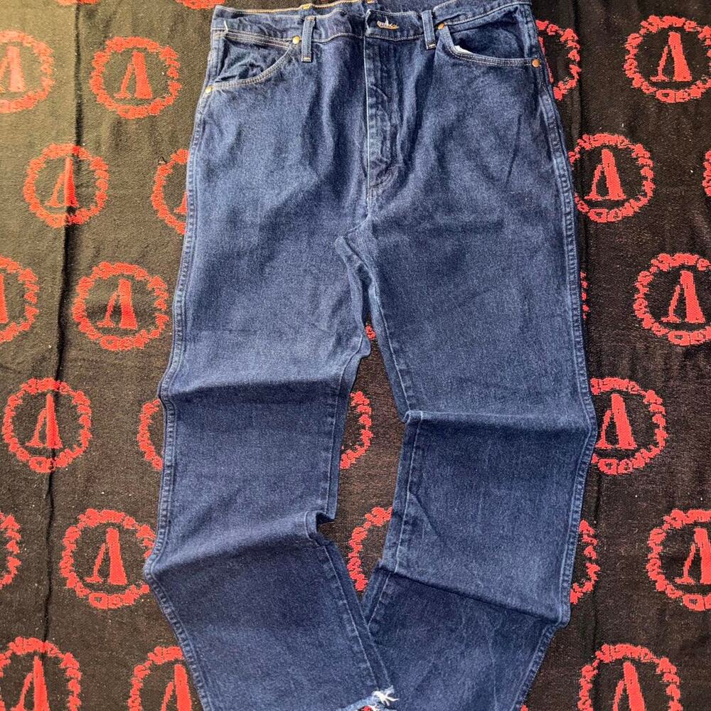 Y2k wrangler blue denim jeans